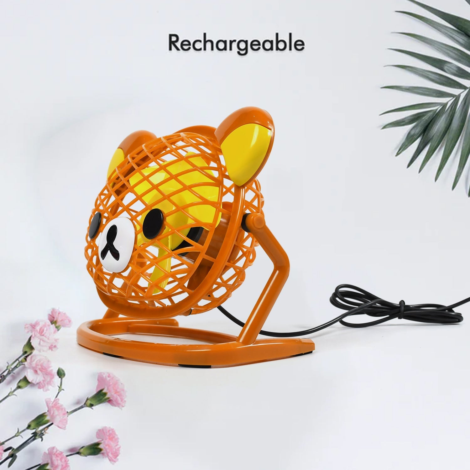 7714TEDDY BEAR PORTABLE FAN ADJUSTABLE USB FAN SUITABLE FOR HOME , OFFICE , CAR, & MULTI USE FAN DeoDap 7714TEDDY BEAR PORTABLE FAN ADJUSTABLE USB FAN SUITABLE FOR HOME , OFFICE , CAR, & MULTI USE FAN DeoDap
